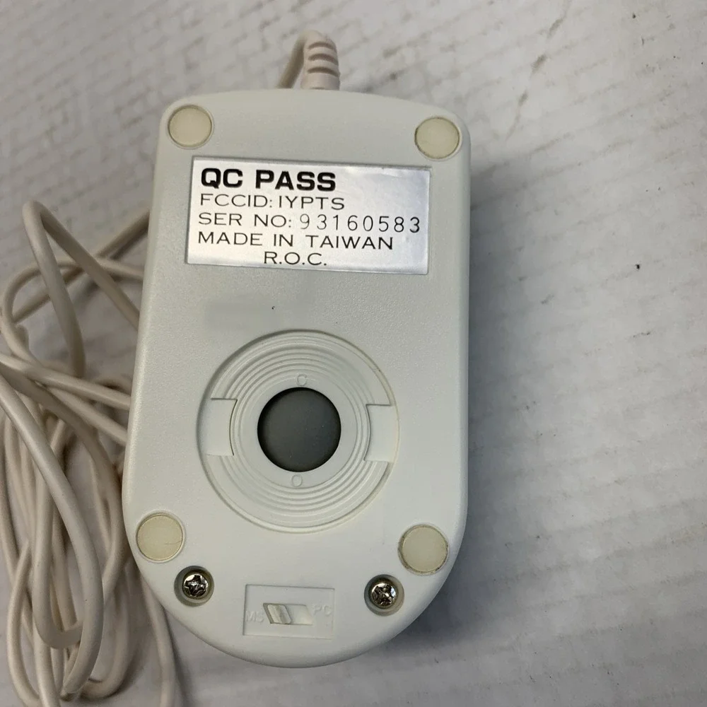 Nimble 1990s 3-Button Trackball Mouse - vintage Y2K Tech Computer hardware